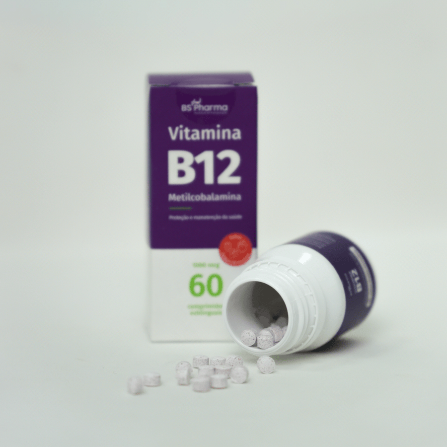 Combo Vitamina B12 (Metilcobalamina) 1000 mcg, Sublingual, 2x60 Comprimidos da BS Pharma, foto 13