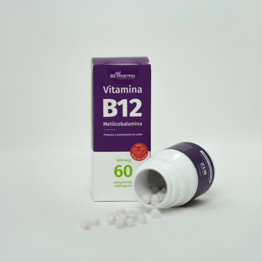 Vitamina B12 Metilcobalamina Sublingual - 60 Comprimidos