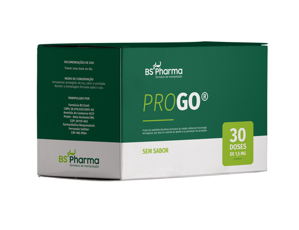 ProGo Peptídeo de Salmão 1,5 g - Pó 45 g - 30 Doses