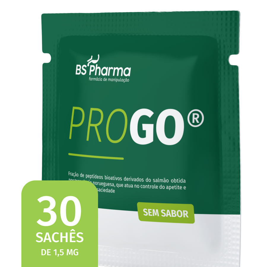 ProGo Peptídeo de Salmão 1,5 g - Pó 45 g - 30 Doses
