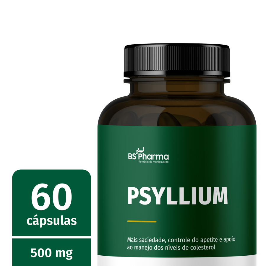 Psyllium 500mg - 60 Cápsulas