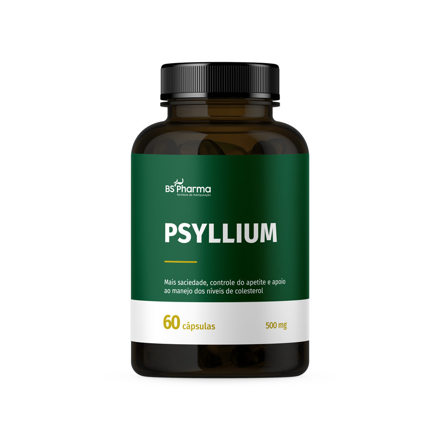 Psyllium 500mg - 60 Cápsulas