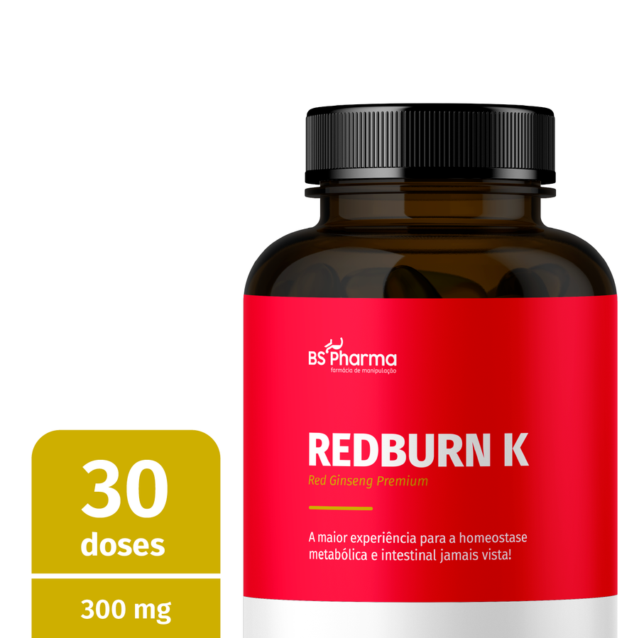 Informações do rótulo de Redburn K 300mg, 30 Cápsulas da BS Pharma