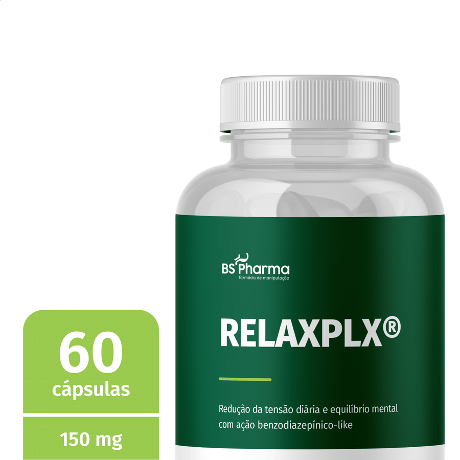 Informações do rótulo de RelaxPLX 200mg, 30 Cápsulas da BS Pharma
