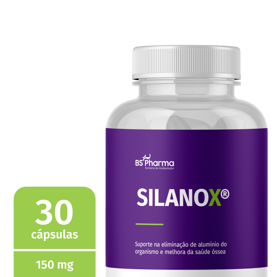 Informações do rótulo de SilanoX (Silício Orgânico) 300 mg, 30 Cápsulas da BS Pharma