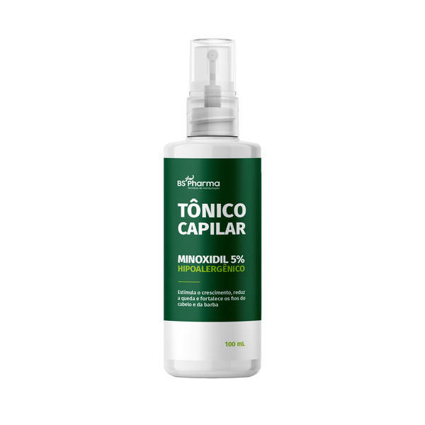 Minoxidil 5% Hipoalergênico - Solução Capilar - 120 ml