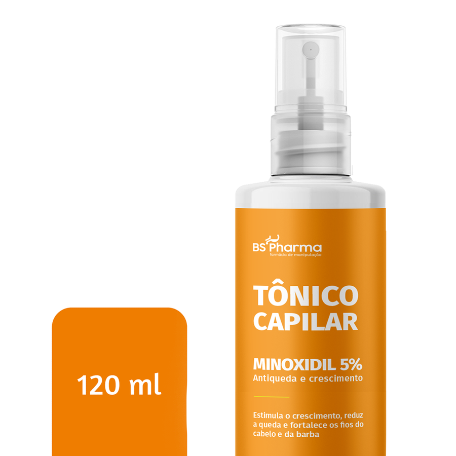 Tônico Capilar Minoxidil Spray - 120 ml