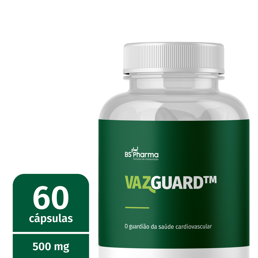 Informações do rótulo de VazGuard (Bergamota) 500 mg, 30 Cápsulas da BS Pharma