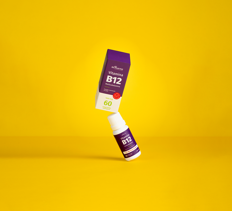 Vitamina B12 (Metilcobalamina) 1000 mcg, Sublingual, 60 Comprimidos da BS Pharma, foto 5