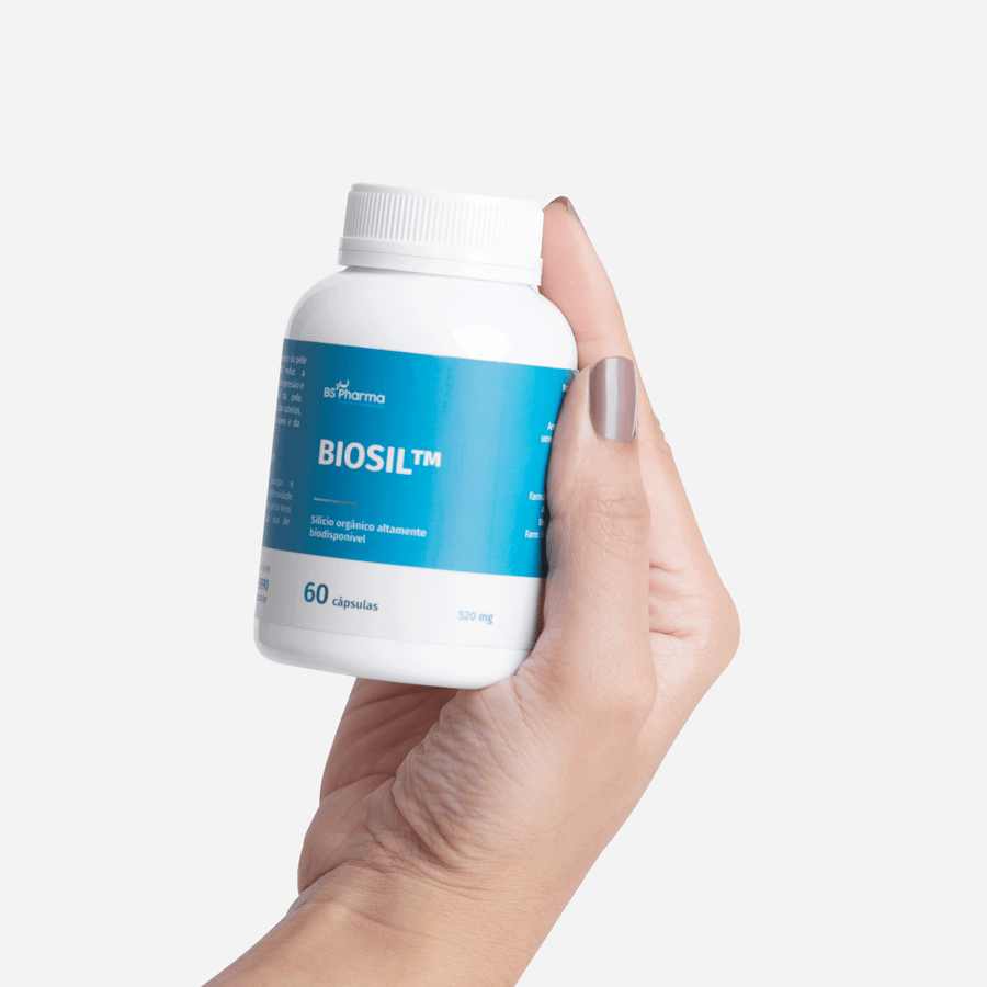 Combo BioSil (Silício Orgânico ch-OSA) 520 mg, 2x30 Cápsulas da BS Pharma, foto 2