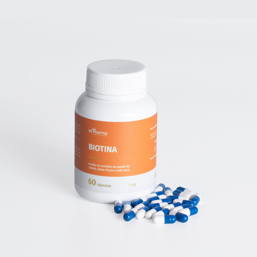 Biotina 5mg, 60 Cápsulas da BS Pharma, foto 4