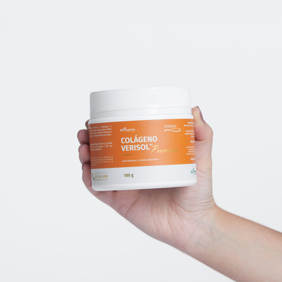 Colágeno Verisol Premium + Vit C + Acido Hialuronico 180g, 180 Gramas da BS Pharma, foto 3
