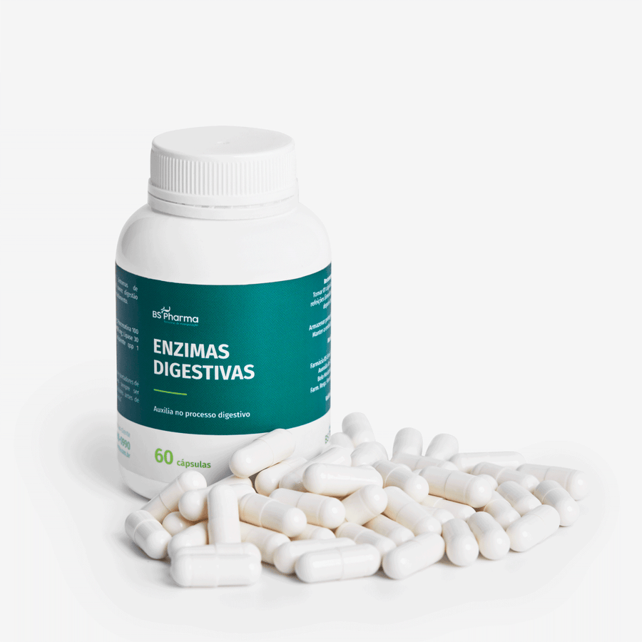 Enzimas Digestivas, 60 Cápsulas da BS Pharma, foto 4