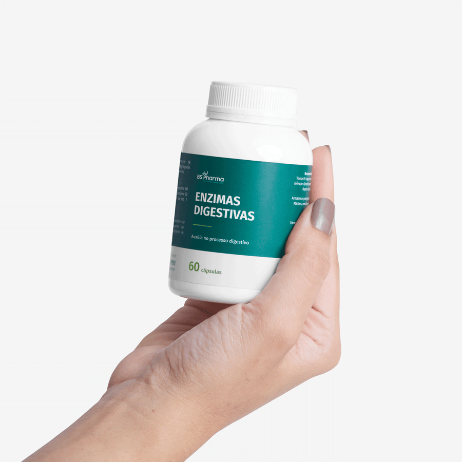 Enzimas Digestivas, 60 Cápsulas da BS Pharma, foto 3