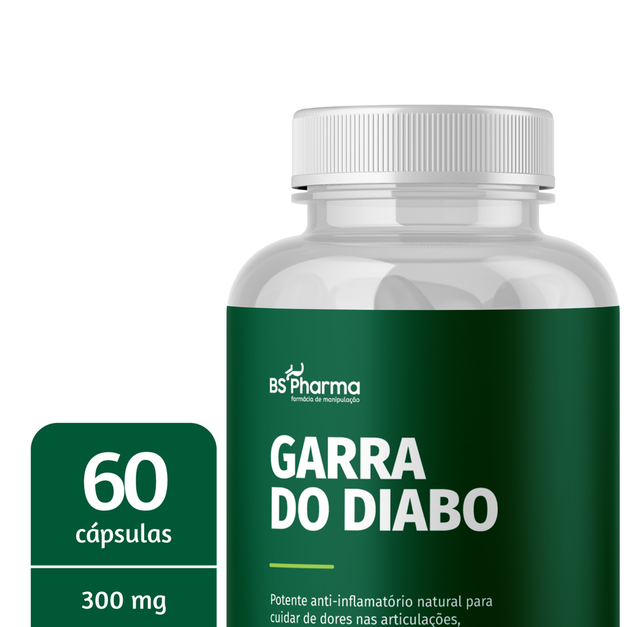 Garra do Diabo 300mg, 60 Cápsulas da BS Pharma, foto 2