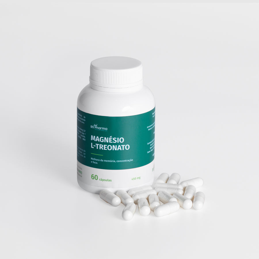 Magnésio L-Treonato 450 mg, 60 Cápsulas da BS Pharma, foto 4