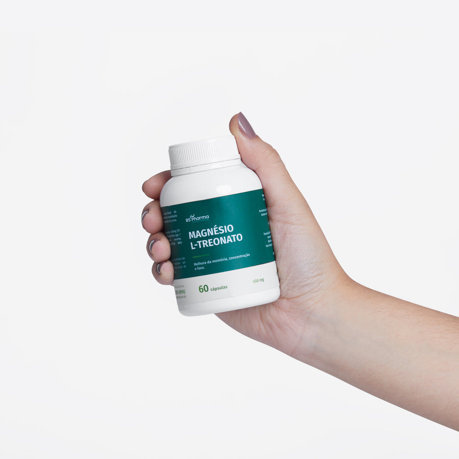 Magnésio L-Treonato 450 mg, 60 Cápsulas da BS Pharma, foto 3