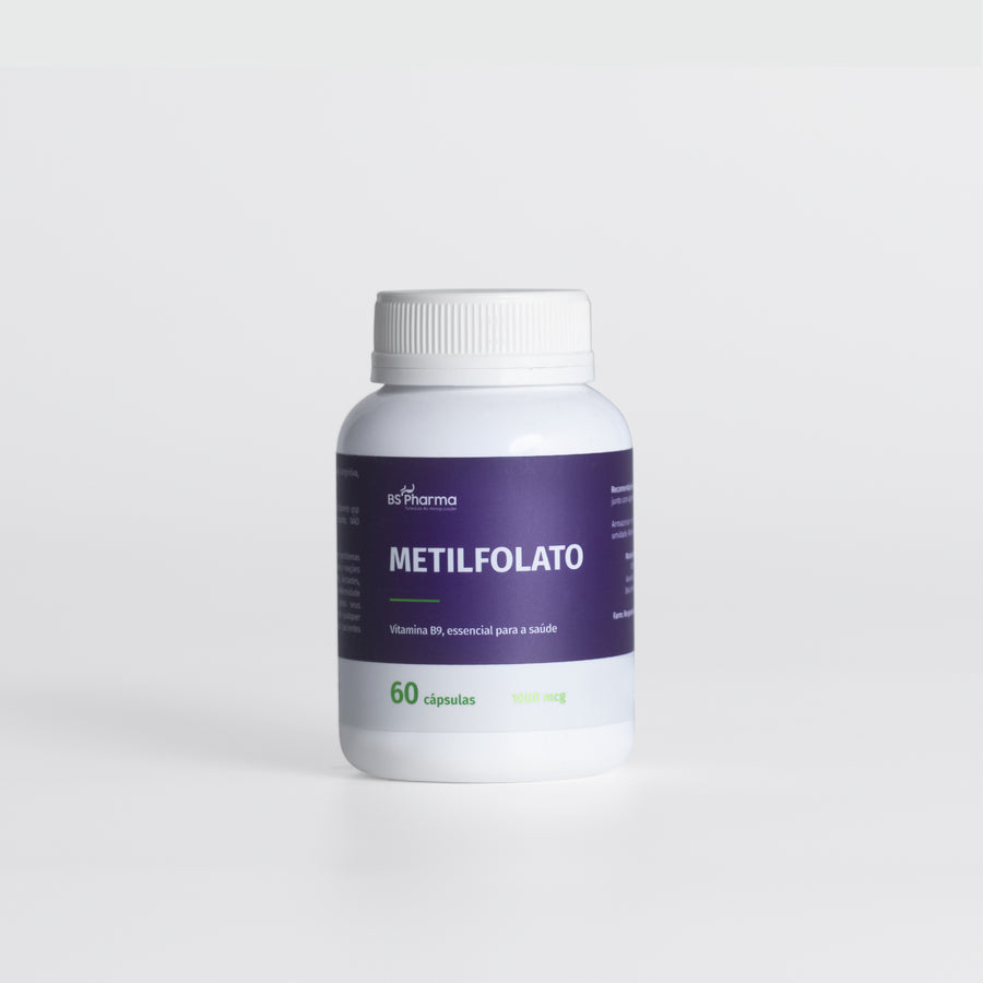 Metilfolato (Vitamina B9) 1000mcg, 60 Cápsulas da BS Pharma, foto 4