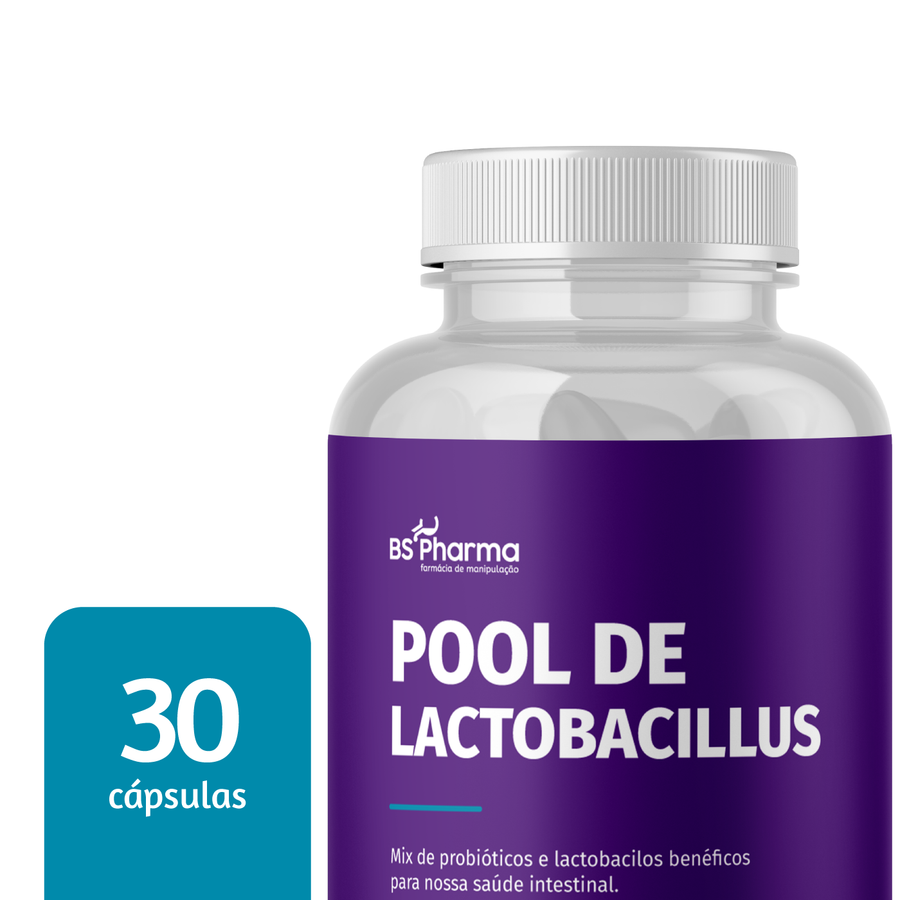 Pool de Lactobacillus 4 bilhões UFC, 30 Cápsulas da BS Pharma, foto 2