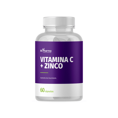 Vitamina C + Zinco - 60 Cápsulas